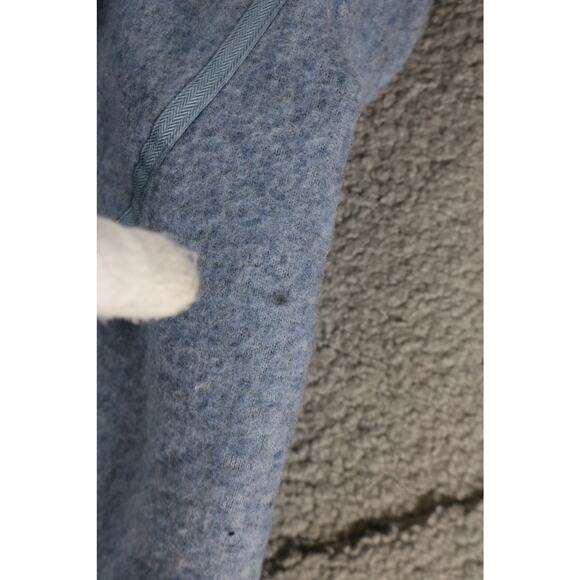 Smart Wool Sweater Womens Small Blue Merino Knit Jacket Full Zip THIS WAS WASHED - Picture 11 of 11